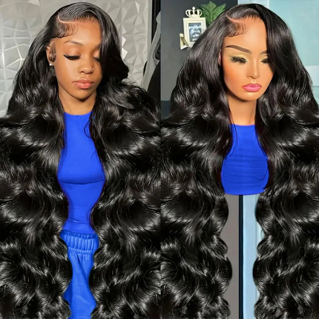 300% Density Vietnamese 13X6  Body Wave 100% Human Hair Wigs Pre Plucked Lace Frontal Wigs For Women 5x5 Glueless Wigs No Glue