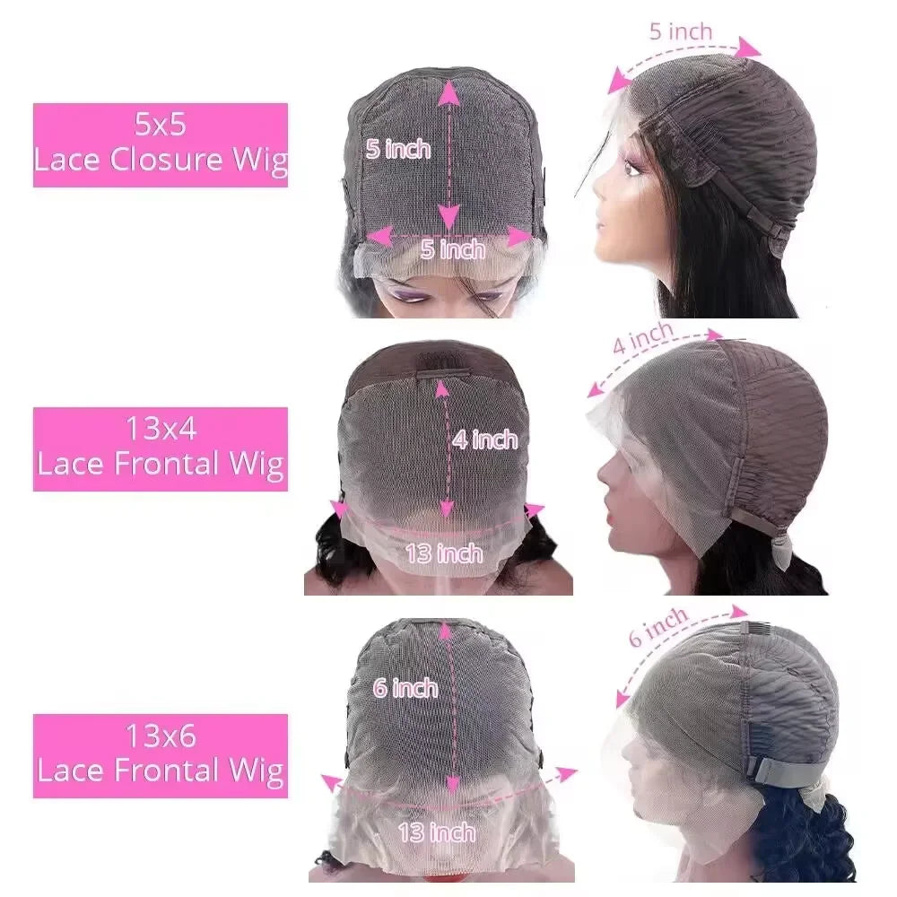 300% Density Vietnamese 13X6  Body Wave 100% Human Hair Wigs Pre Plucked Lace Frontal Wigs For Women 5x5 Glueless Wigs No Glue