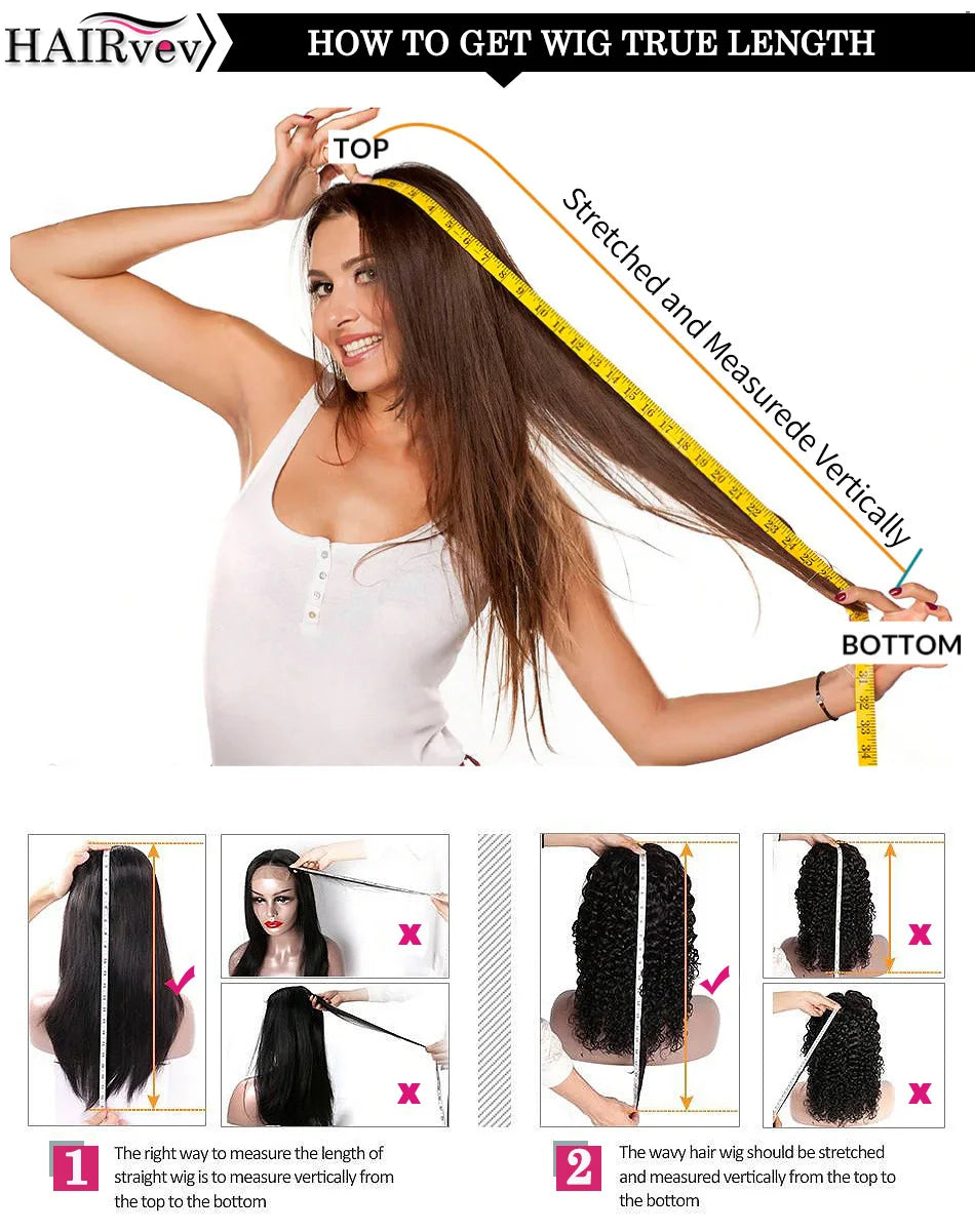 Brazilian 13x6 Kinky Curly Lace Front Wig Human Hair 13x4 HD Transparent Lace Frontal Wigs for Women Deep Wave 4x4 Closure Wig