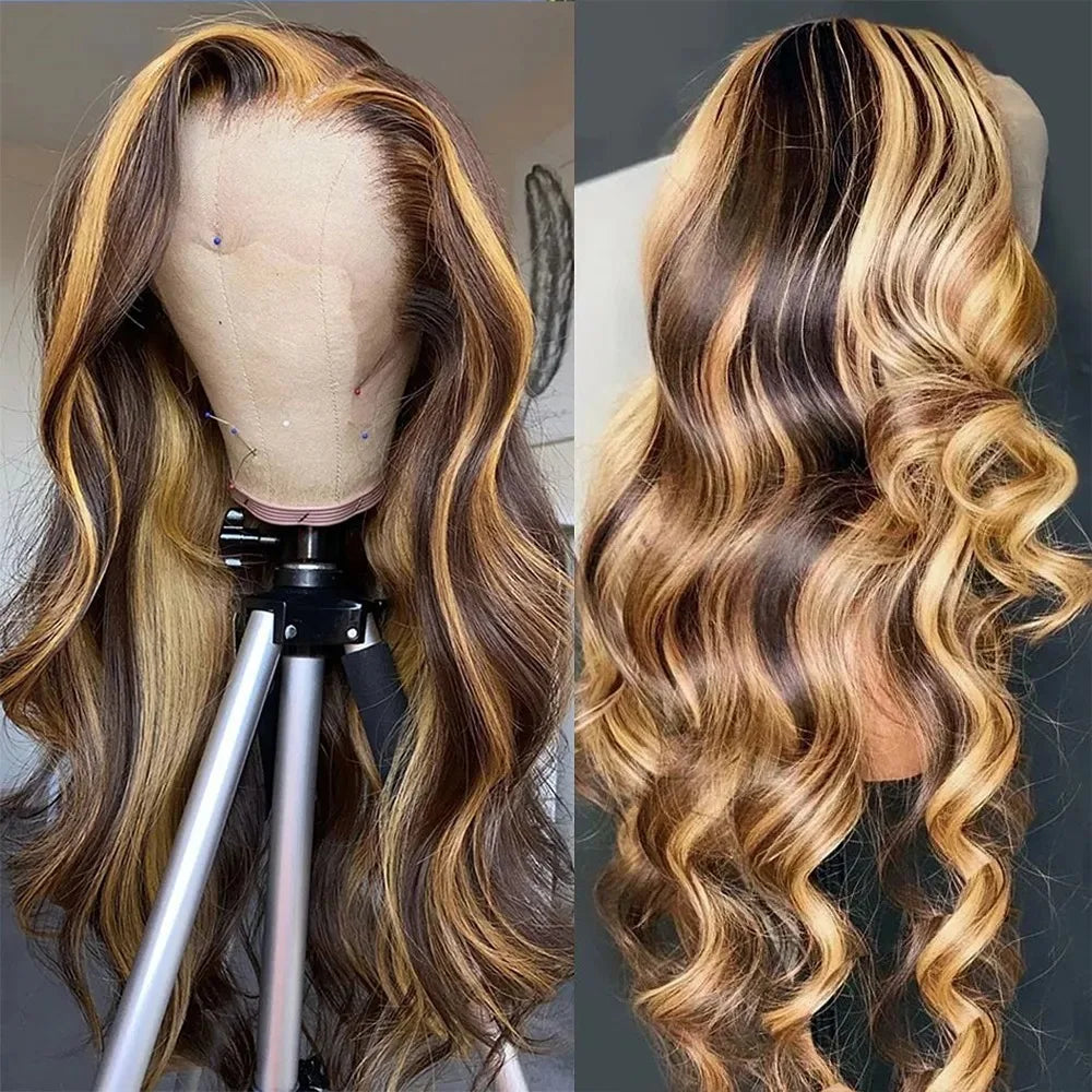 Royal Blue Wigs Long Natural Curly Wavy Wig for Women Synthetic Free Part Loose Deep Wave 13X4 Colored Wigs for Cosplay Party