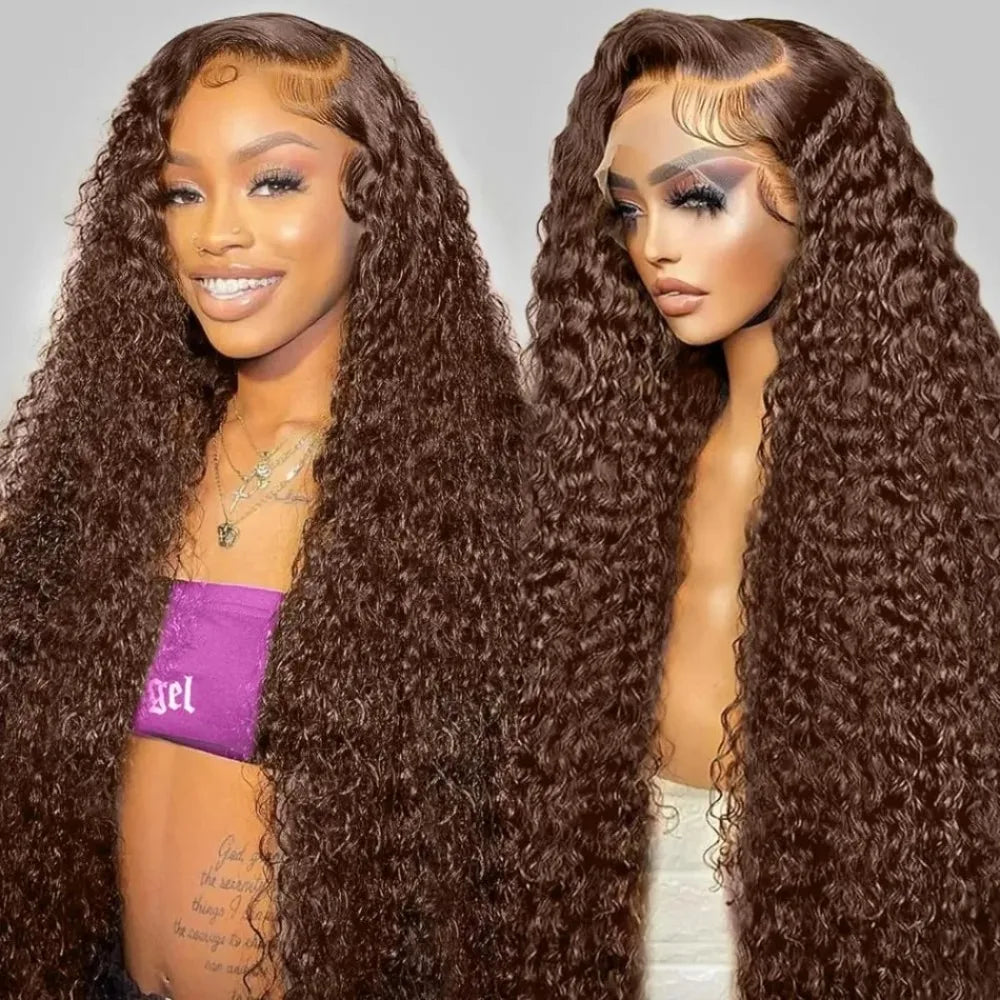 30 Inch Hot Red Wigs 13X4 Hd Lace Frontal Curly Wigs Red Color Deep Curly Wave Glueless Wigs For Women Cosplay Party Wigs