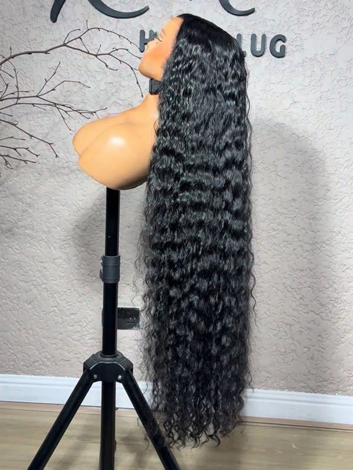 Water Wave 13X4X1 HD Full Soft Hair Lace Frontal Synthetic Wig For Women Preplucked Baby Hair Bleach Knots Heat Resistant Fiber