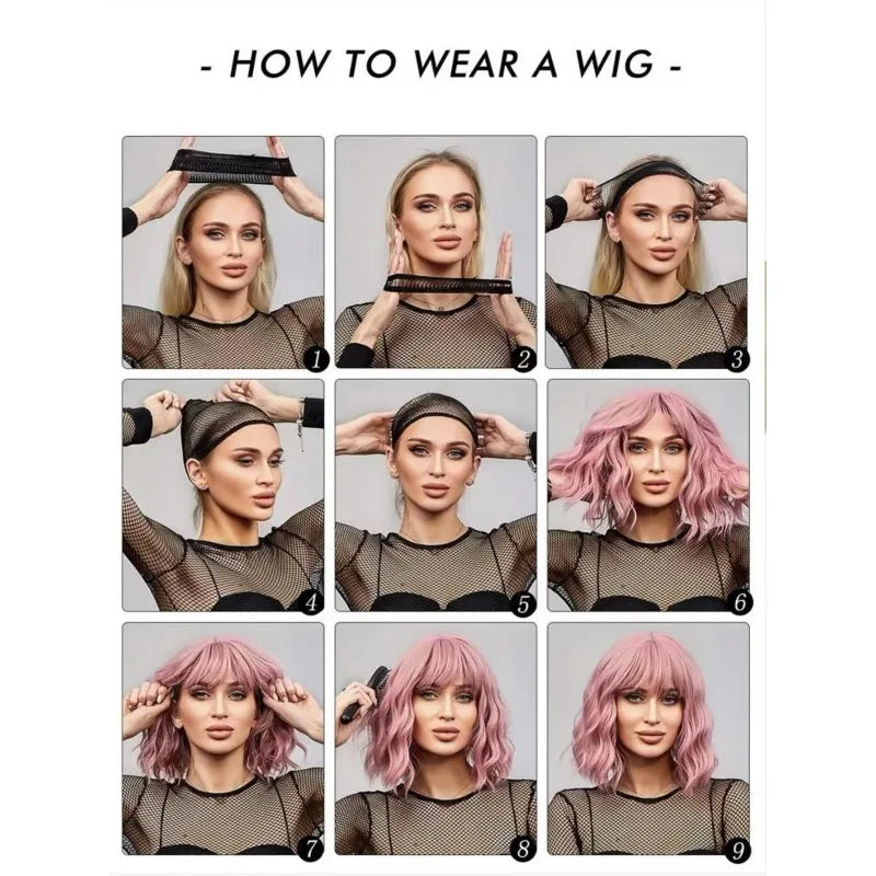 Fluffy Long Curly Africa Wig 24inch Rose Network High-temperature Silk Daily Wear Fashion Woman Full Wigs High-temperature Silk
