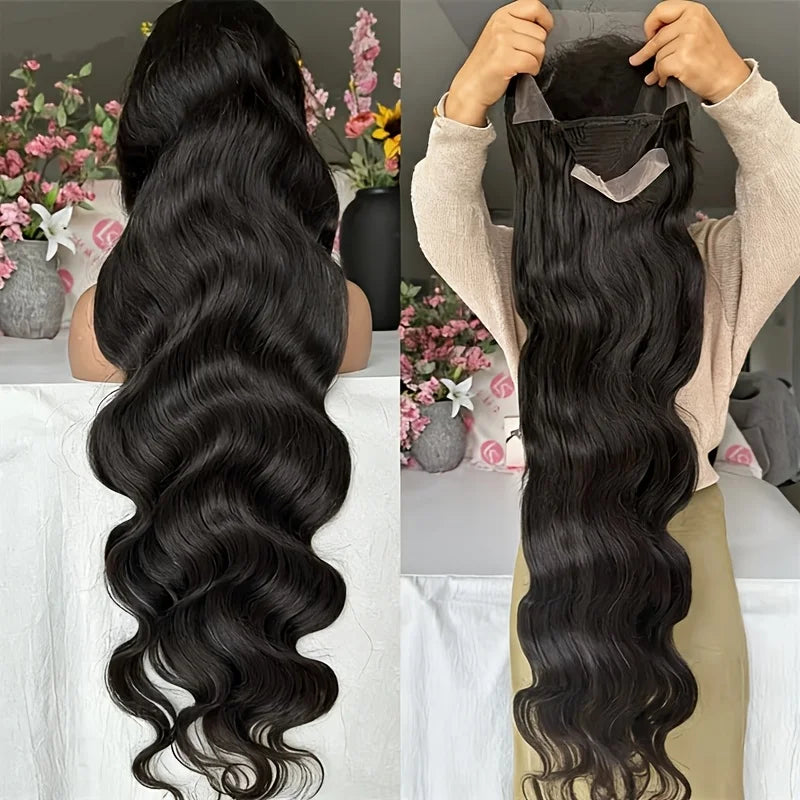 300% Density Vietnamese 13X6  Body Wave 100% Human Hair Wigs Pre Plucked Lace Frontal Wigs For Women 5x5 Glueless Wigs No Glue