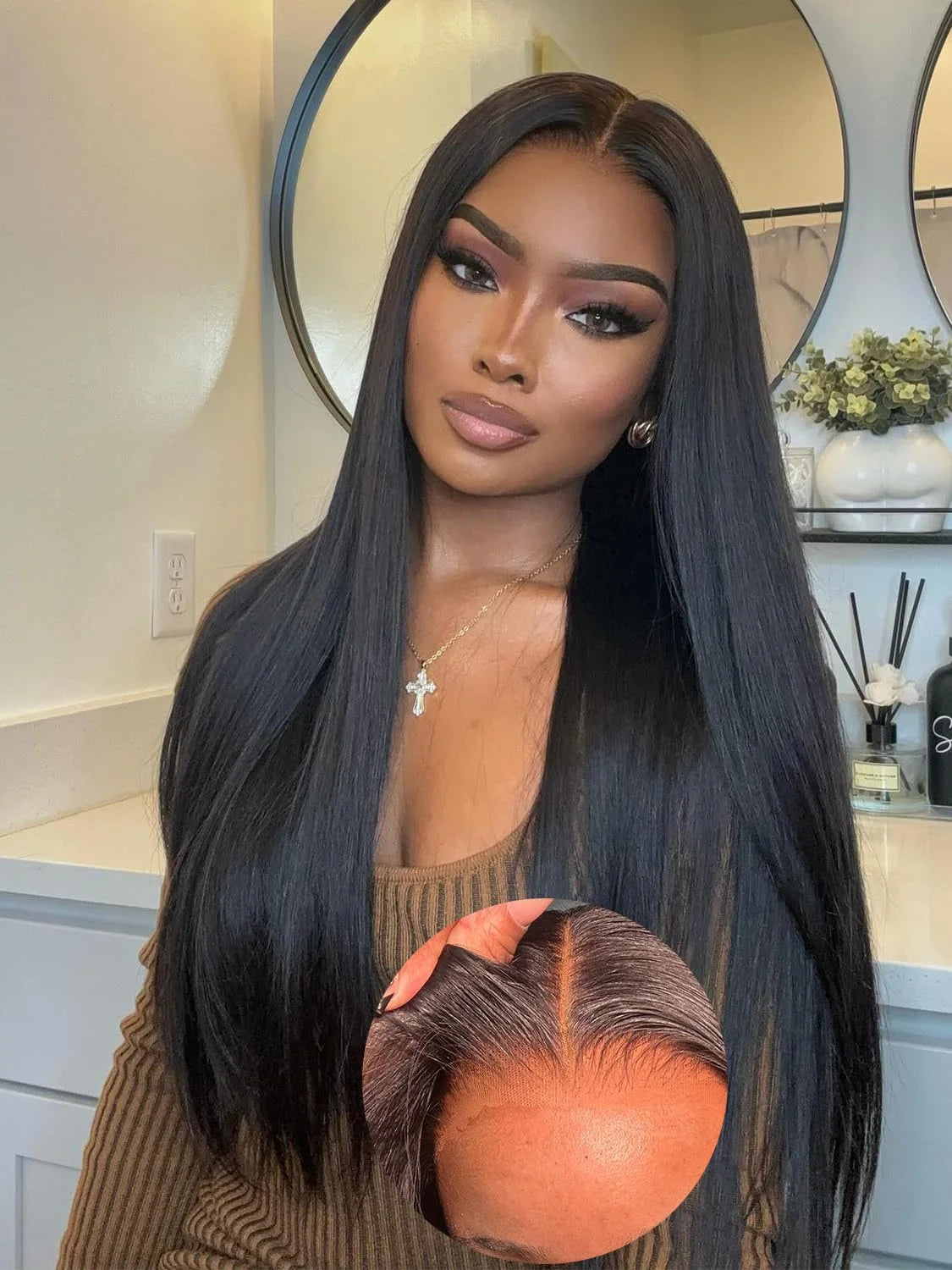 300% Density Vietnamese 13X6  Body Wave 100% Human Hair Wigs Pre Plucked Lace Frontal Wigs For Women 5x5 Glueless Wigs No Glue