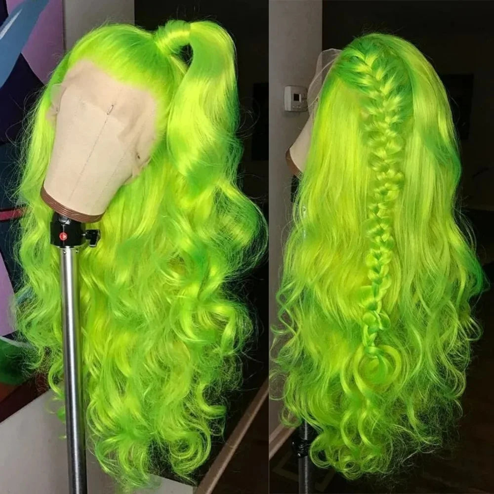 Royal Blue Wigs Long Natural Curly Wavy Wig for Women Synthetic Free Part Loose Deep Wave 13X4 Colored Wigs for Cosplay Party