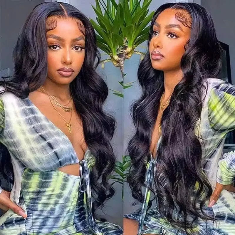 300% Density Vietnamese 13X6  Body Wave 100% Human Hair Wigs Pre Plucked Lace Frontal Wigs For Women 5x5 Glueless Wigs No Glue
