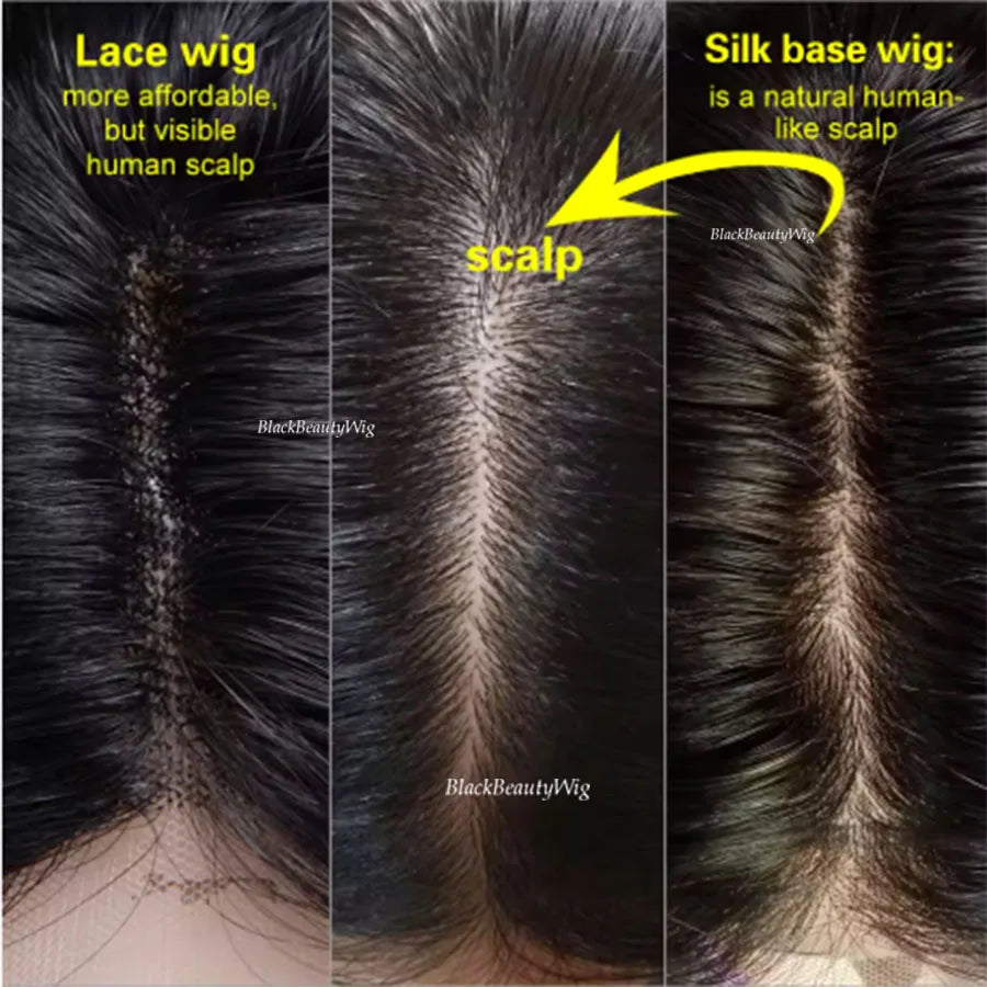 Brazilian Human Hair Wig Loose Wave 5x5 Real Silk Top Full Lace Wigs for Women Human Hair