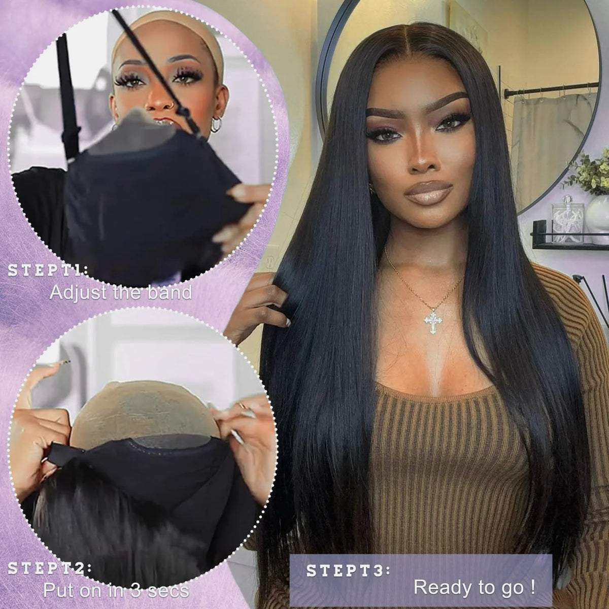 300% Density Vietnamese 13X6  Body Wave 100% Human Hair Wigs Pre Plucked Lace Frontal Wigs For Women 5x5 Glueless Wigs No Glue