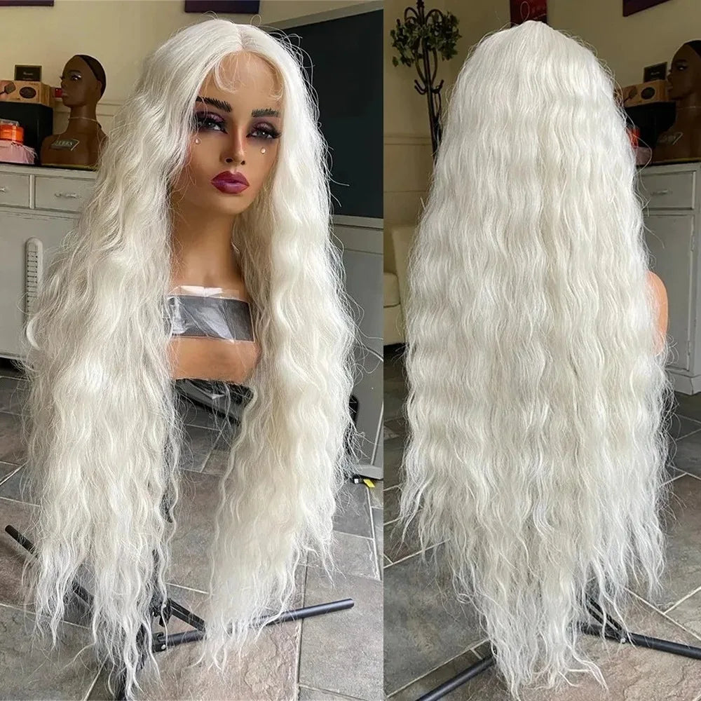 30 Inch Hot Red Wigs 13X4 Hd Lace Frontal Curly Wigs Red Color Deep Curly Wave Glueless Wigs For Women Cosplay Party Wigs