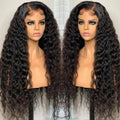 Brazilian 13x6 Kinky Curly Lace Front Wig Human Hair 13x4 HD Transparent Lace Frontal Wigs for Women Deep Wave 4x4 Closure Wig