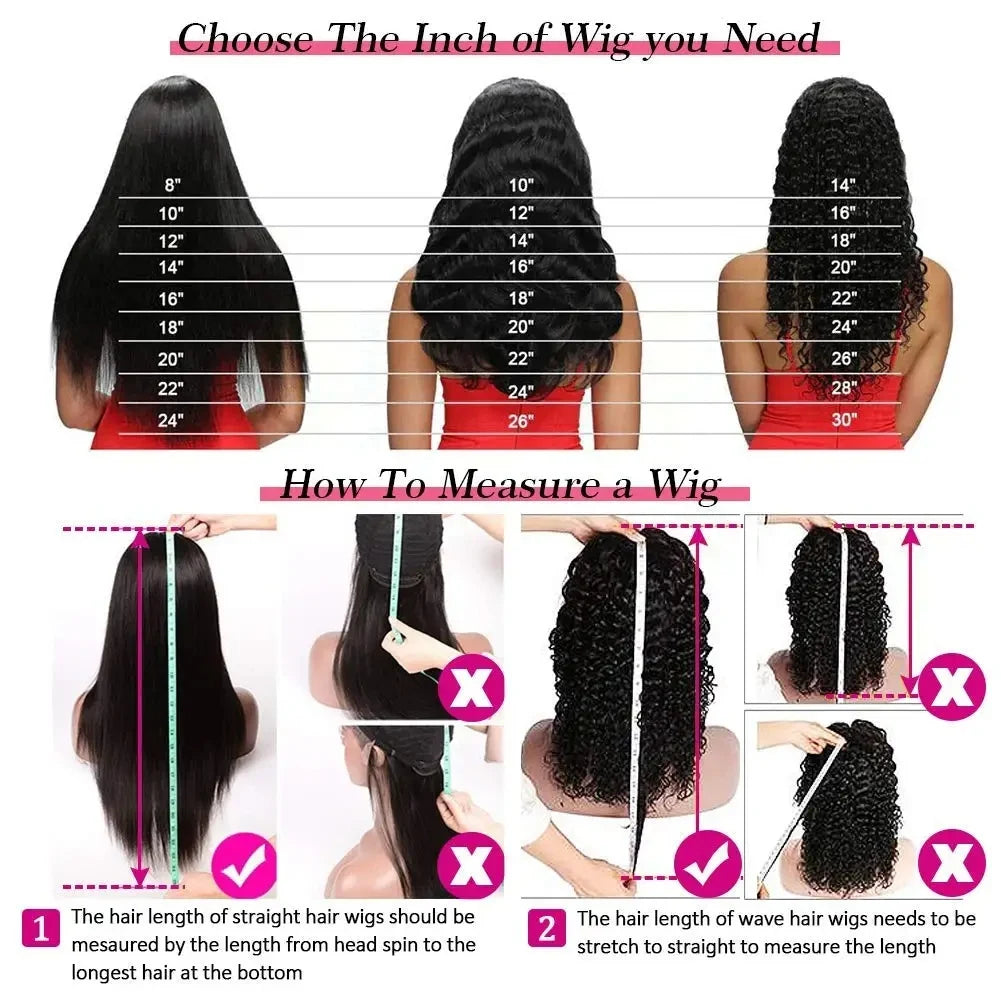250 Density Chocolate Brown Deep Wave Human Hair Wig 30 38 Inch Transparent Lace Frontal Wigs 13x6 Lace Front Water Curly Wigs