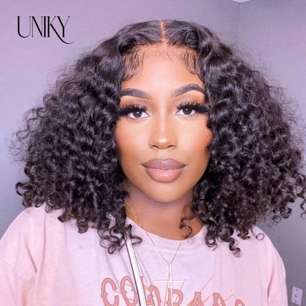 Ginger Orange Curly Bob Lace Front 180% Curly Bob Remy Pre Plucked With Baby Hair Brazilian Human Hair Wig Sale Human Wig