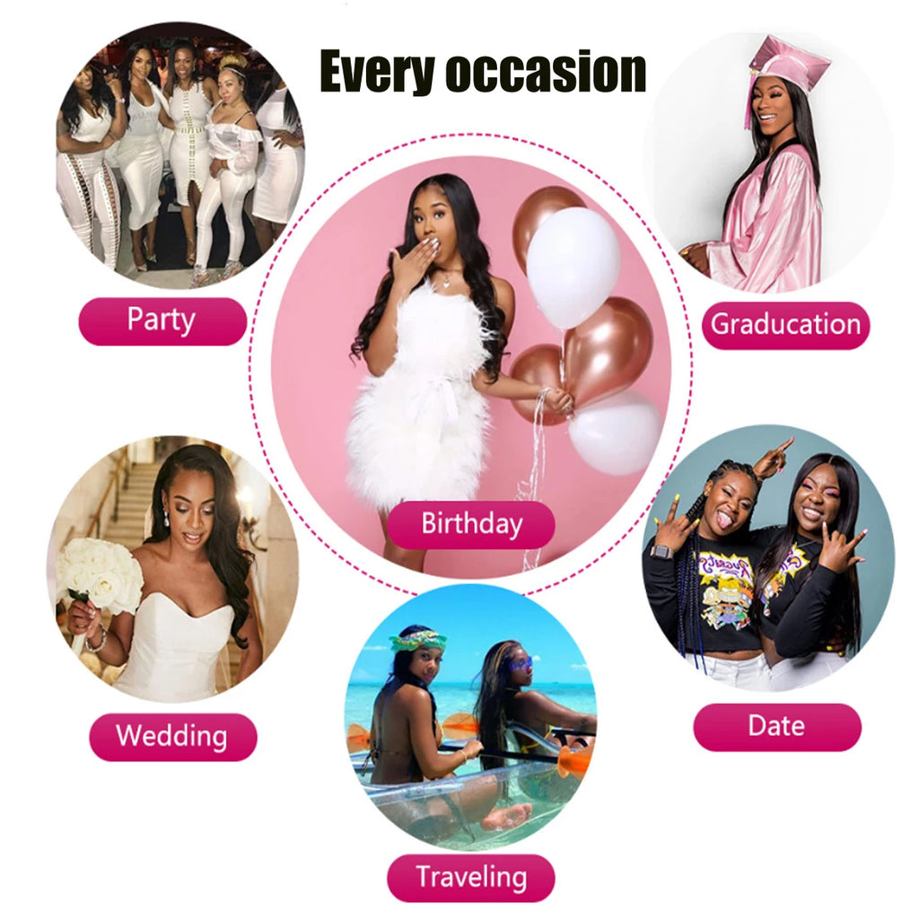 180density Long 26inch Lace Front Wigs Kinky Curly Synthetic Deep Water Wave For Black Women Pre Plucked With Baby Hair